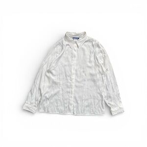 Vintage Pendleton White Button Up Shirt Womens Size 18